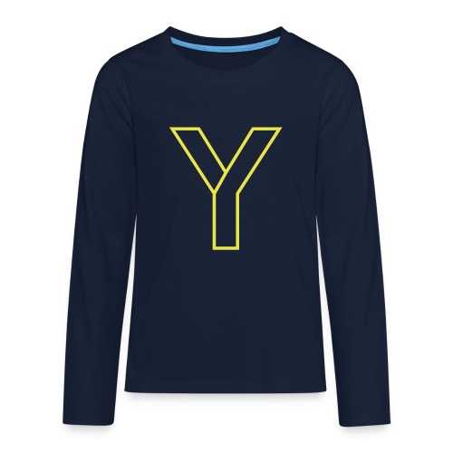 ChangeMy.Company Y Yellow - Teenager Premium Langarmshirt