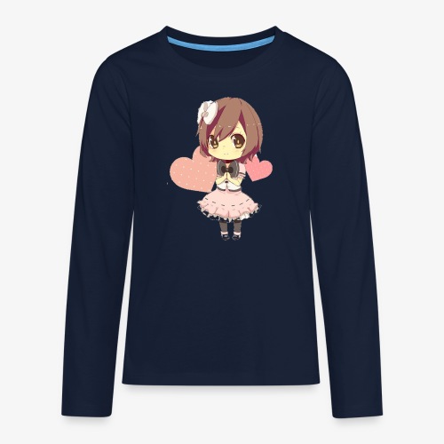Anime girl - Camiseta de manga larga premium adolescente