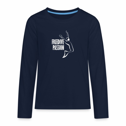 Freedive Passion Freediver - Teenagers' Premium Longsleeve Shirt