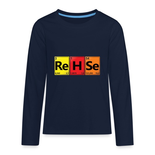 REHSE - Dein Name im Chemie-Look - Teenager Premium Langarmshirt