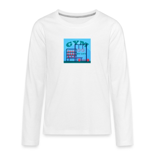 GYM - Teinien premium pitkähihainen t-paita