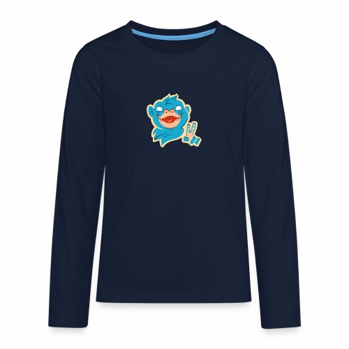 Blauer Affe Kinder Shirt - Teenager Premium Langarmshirt