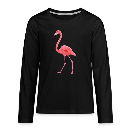 Flamingo - Teenager Premium Langarmshirt
