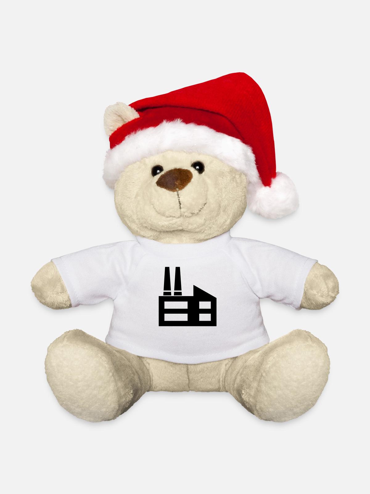 Fabrik - Weihnachtsteddy - Weiß - Vorne