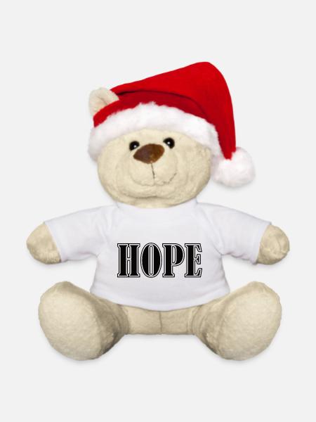 Hope - Weihnachtsteddy - Weiß