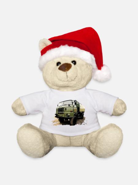 W50 LKW Klassiker - Weihnachtsteddy - Weiß