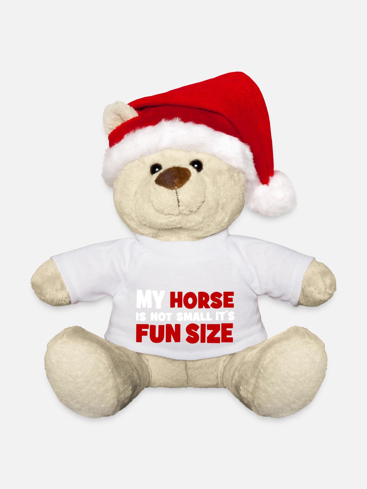 Pony - Weihnachtsteddy - Weiß - Vorne