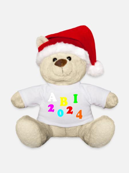 Abi 2024 - Weihnachtsteddy - Weiß