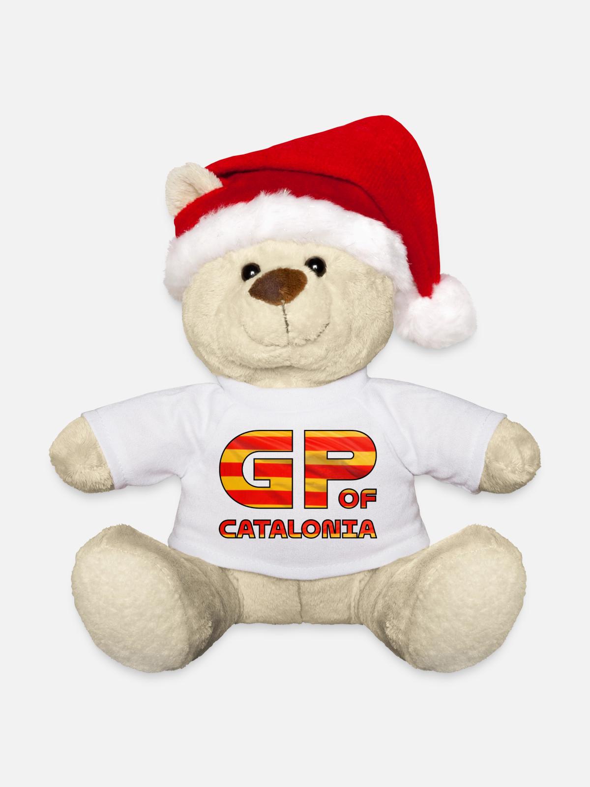 catalonia_gp - Weihnachtsteddy - Weiß - Vorne