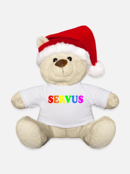 Servus - Weihnachtsteddy - Weiß