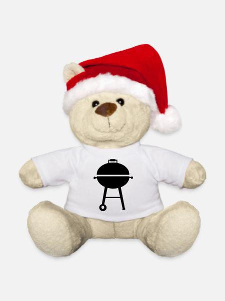 BBQ Barbeque - Weihnachtsteddy - Weiß - Vorne