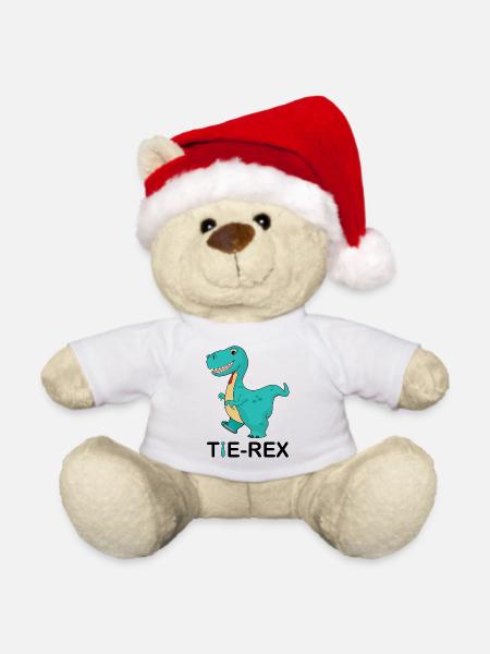 Tie Rex - Weihnachtsteddy - Weiß