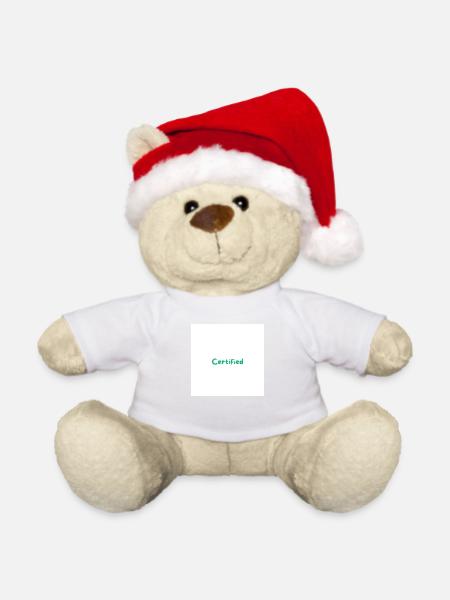 2 1 - Weihnachtsteddy - Weiß
