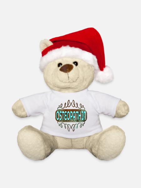 OSTEOPATHIE THERAPEUTIN - BERUF OSTEOPATHIN - Weihnachtsteddy - Weiß