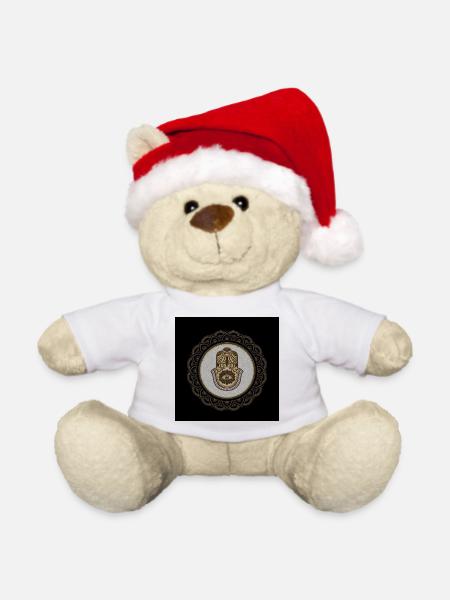 Elegante Schinkenhand - Weihnachtsteddy - Weiß