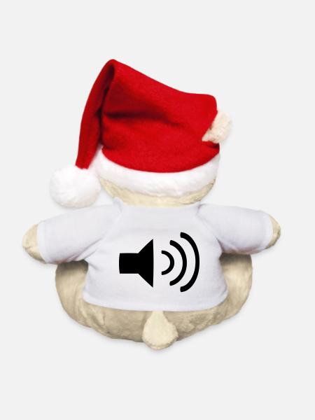 Music Volume - Weihnachtsteddy - Weiß