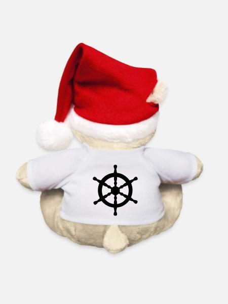 Wasser Rad - Weihnachtsteddy - Weiß