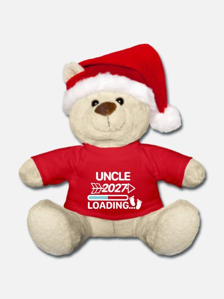 Uncle 2027 - Weihnachtsteddy - Rot