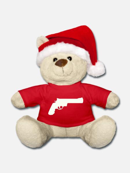 gun - Weihnachtsteddy - Rot