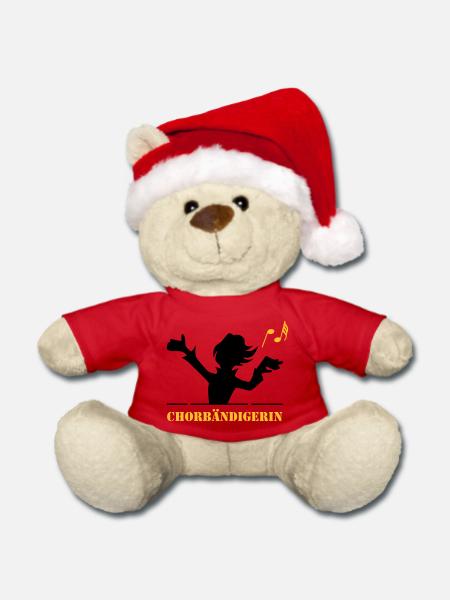 Chorbändigerin - Weihnachtsteddy - Rot