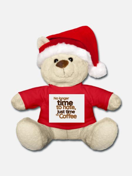 Kaffeebecher - Weihnachtsteddy - Rot