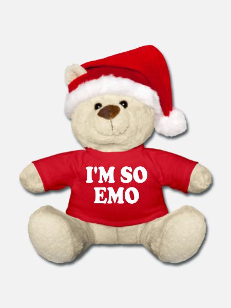Im so emo - Weihnachtsteddy - Rot