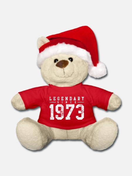 Legendär seit 1973 - Weihnachtsteddy - Rot