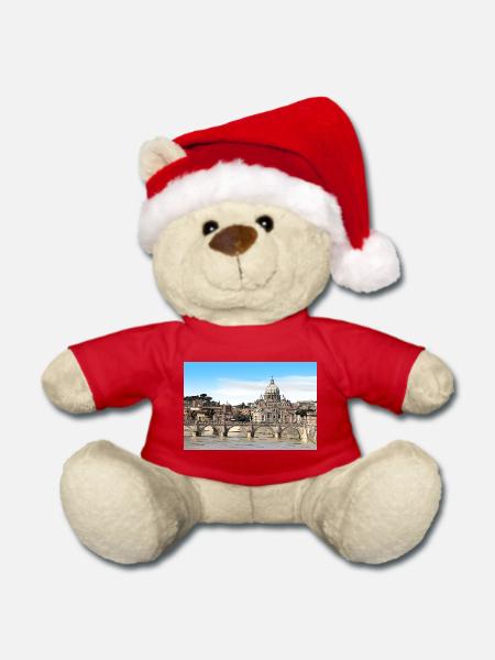 Rom - Weihnachtsteddy - Rot