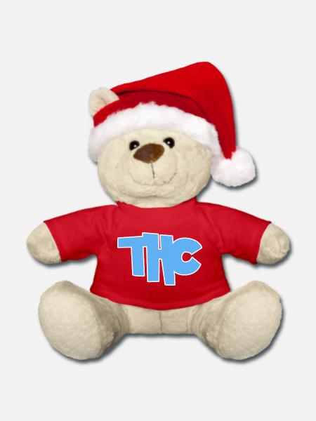 THC - Weihnachtsteddy - Rot