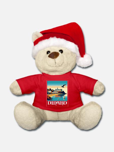 DINARD - Weihnachtsteddy - Rot