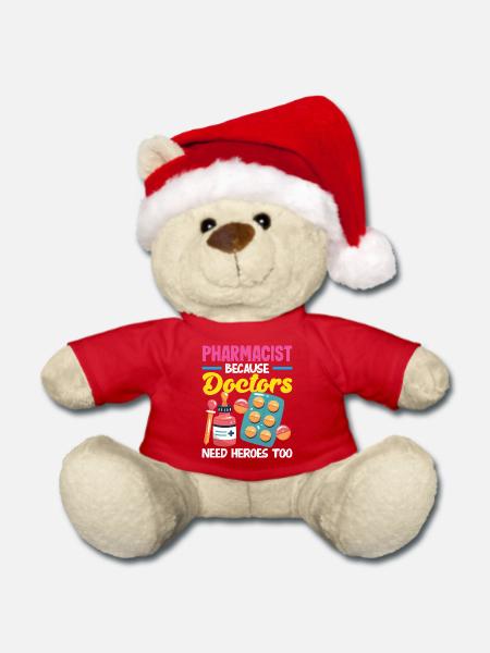 Apotheker Pharmazeutisch-technischer - Weihnachtsteddy - Rot