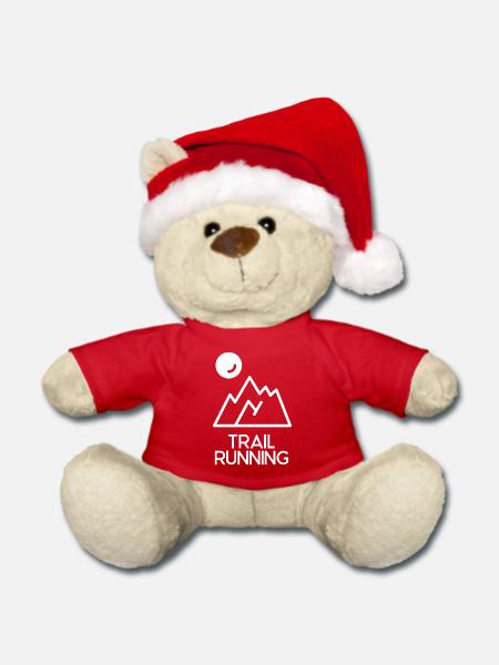 Trailrunning - Weihnachtsteddy - Rot