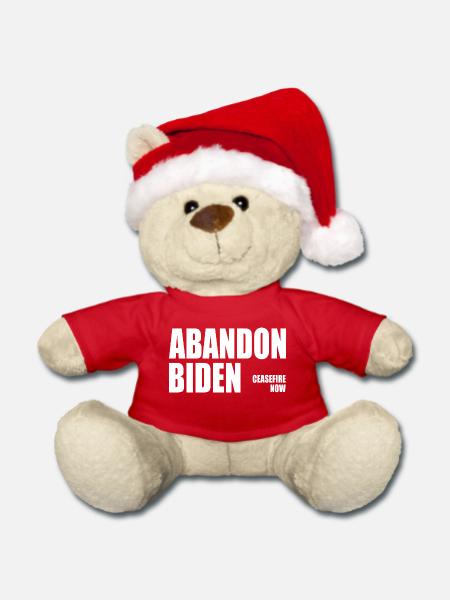 Abandon biden - Weihnachtsteddy - Rot