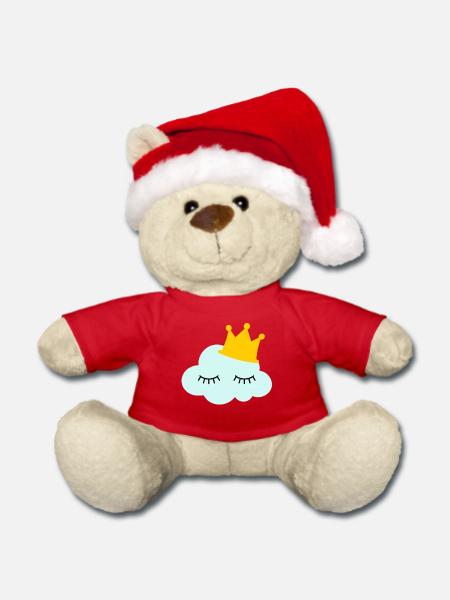 Wolke - Weihnachtsteddy - Rot