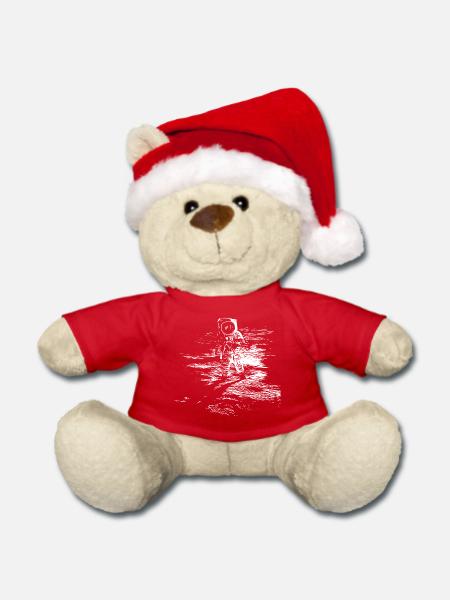 Raum - Weihnachtsteddy - Rot