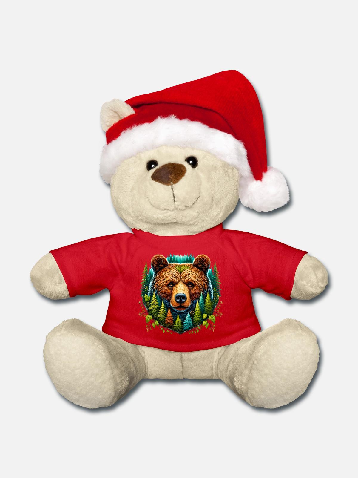 Bär - Weihnachtsteddy - Rot - Vorne