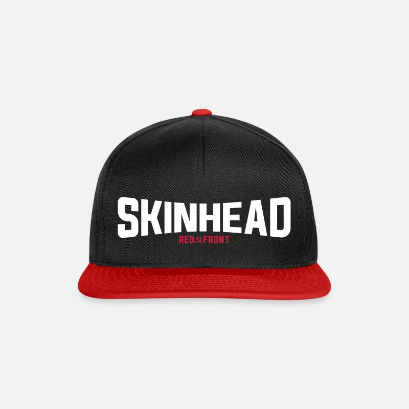 Skinhead - Red Front - Snapback Cap - black/red