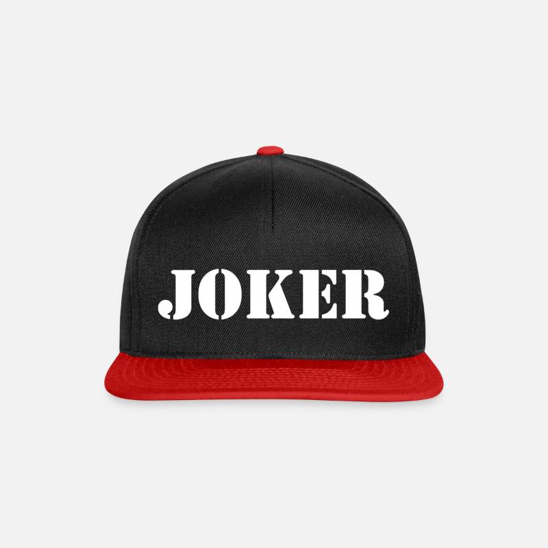 Joker - Snapback Cap - Schwarz/Rot