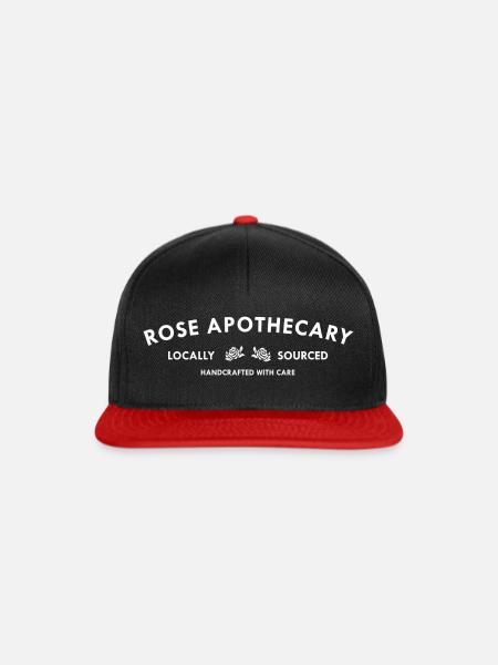 Apotheker erhob sich - Snapback Cap - Schwarz/Rot