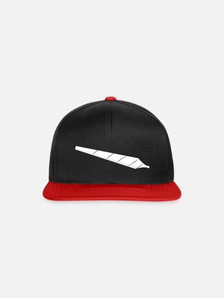 Joint - Snapback Cap - Schwarz/Rot
