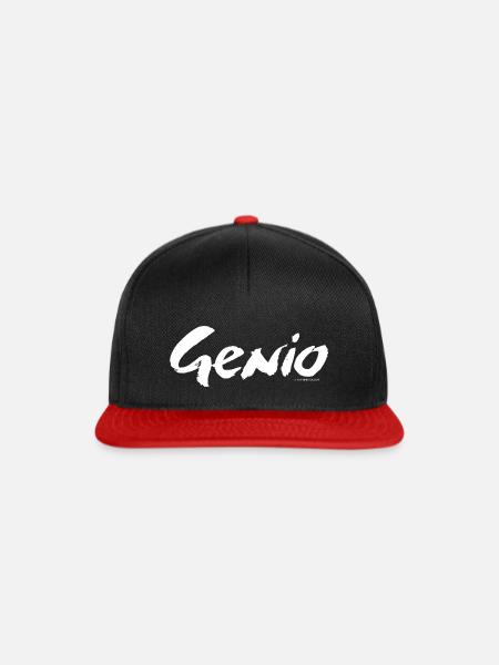 Genie - Snapback Cap - Schwarz/Rot