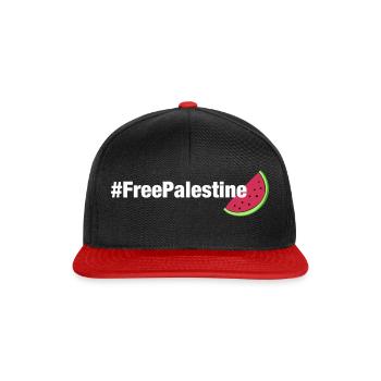 Love Freedom - Snapback Cap - black/red - Front