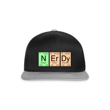 Tableau périodique - NErDy - Casquette snapback - noir/gris - Devant