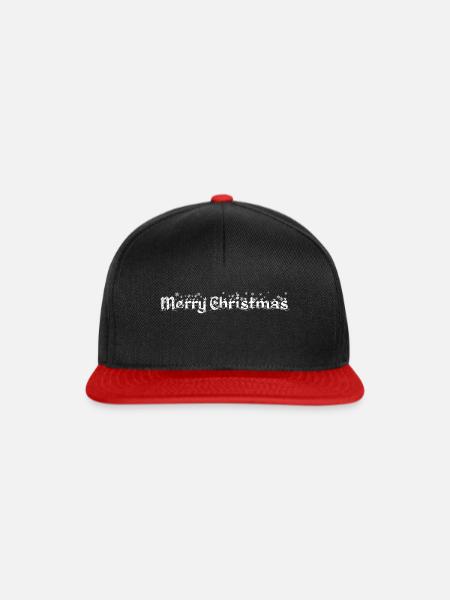 Joyeux noel - Casquette snapback - noir/rouge