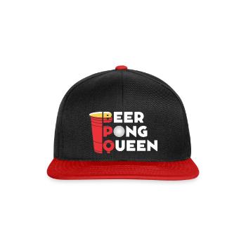 Reine Beerpong - Casquette snapback - noir/rouge - Devant
