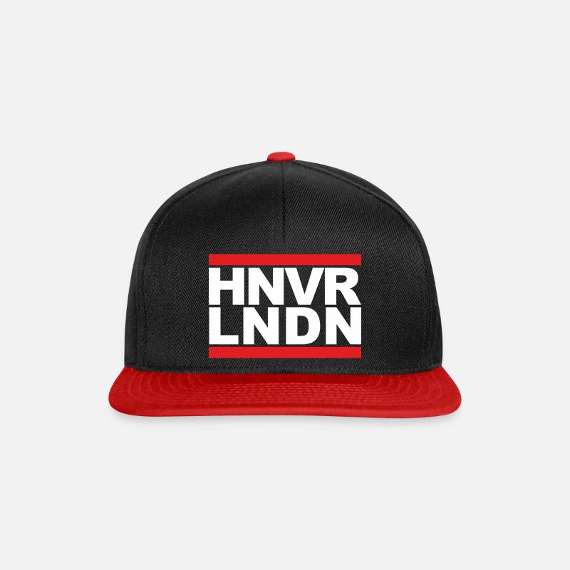 HNVR LNDN - Snapback Cap - Schwarz/Rot