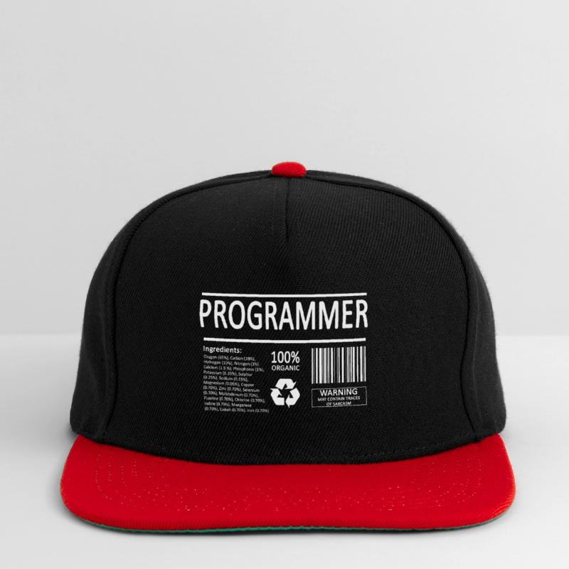 Programmierer Coder Entwickler Nerd Geek Geschenk Snapback Cap