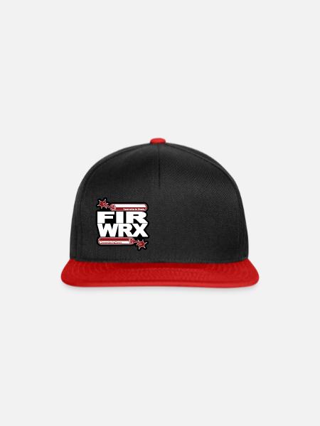 FIR WRX - Snapback Cap - Schwarz/Rot
