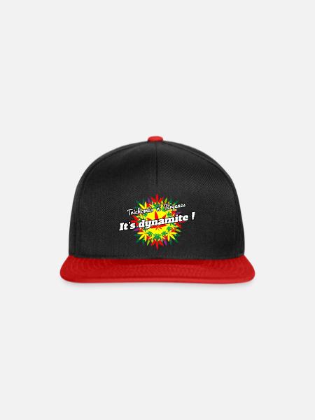 Explosion der Sinne - Snapback Cap - Schwarz/Rot