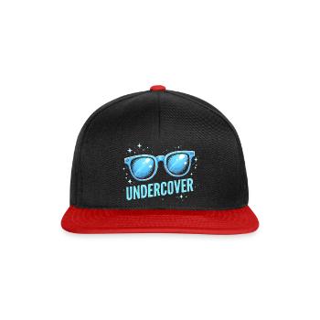 Déguisement Undercover - Sunglasses Fun - Casquette snapback - noir/rouge - Devant